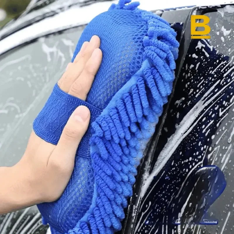 Kit 2x Esponjas de Microfibra para Lavagem de Carros