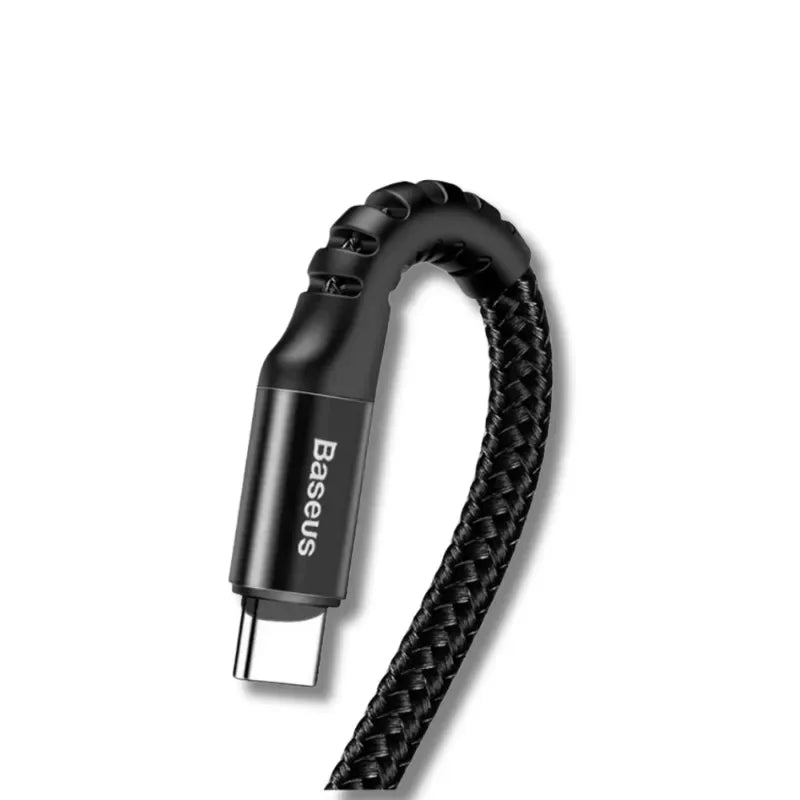 Cabo USB Tipo-C Retrátil 2A – Carregamento Rápido e Organizado no Carro