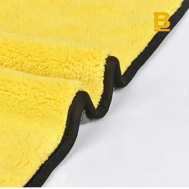 Toalha de Microfibra Premium SEAMETAL – Secagem e Limpeza Automotiva sem Riscos e com Alta Absorção