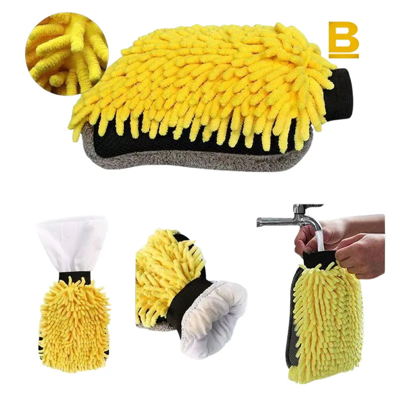 Luva ProWash-Luva Dupla Face de Microfibra