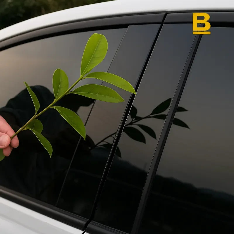 Kit de Acabamento Black Piano 8 Peças para Colunas VW Nivus, Polo e Taigo – Black Pillar Posts Premium