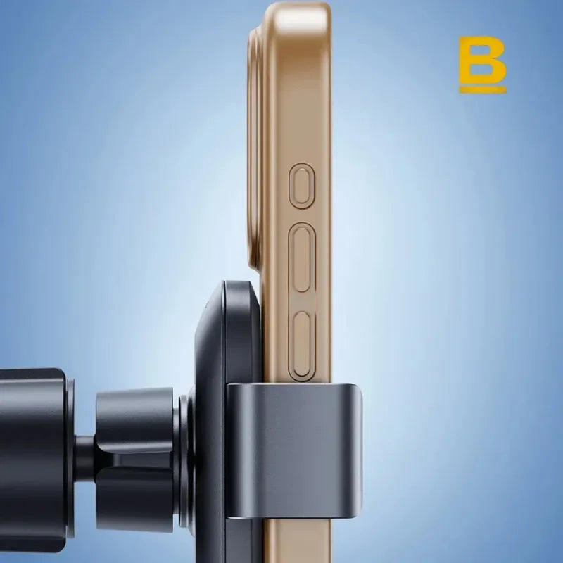 Suporte de Celular Baseus em Metal – Encaixe por Gravidade com Gancho de Aço Antioscilação para Carros