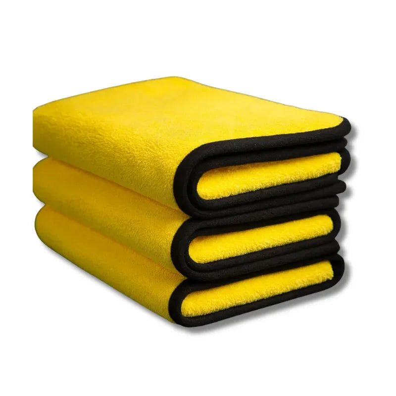 Toalha de Microfibra Premium SEAMETAL – Secagem e Limpeza Automotiva sem Riscos e com Alta Absorção