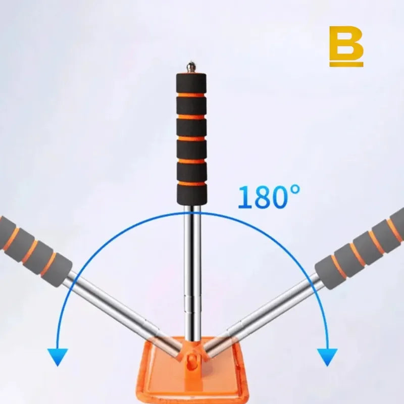 Escova Telescópica de Limpeza para Para-brisa e Vidros Internos de Carro – Limpeza Rápida