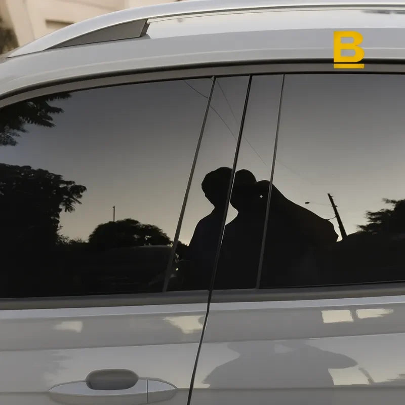 Kit de Acabamento Black Piano 8 Peças para Colunas VW Nivus, Polo e Taigo – Black Pillar Posts Premium